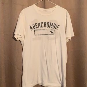 Men’s White Abercrombie Tee